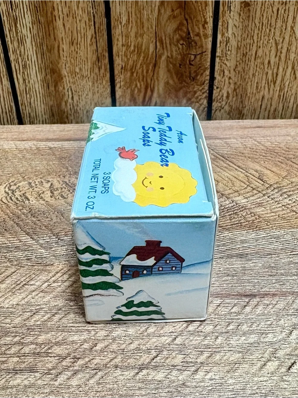 Vintage 1988 Avon Tiny Teddy Bear Soaps - Set of 3 - New in Original Box